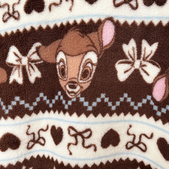 NWOT Disney Bambi Women’s Quarter-Zip Pullover Fleece Shirt XL - Picture 5 of 10